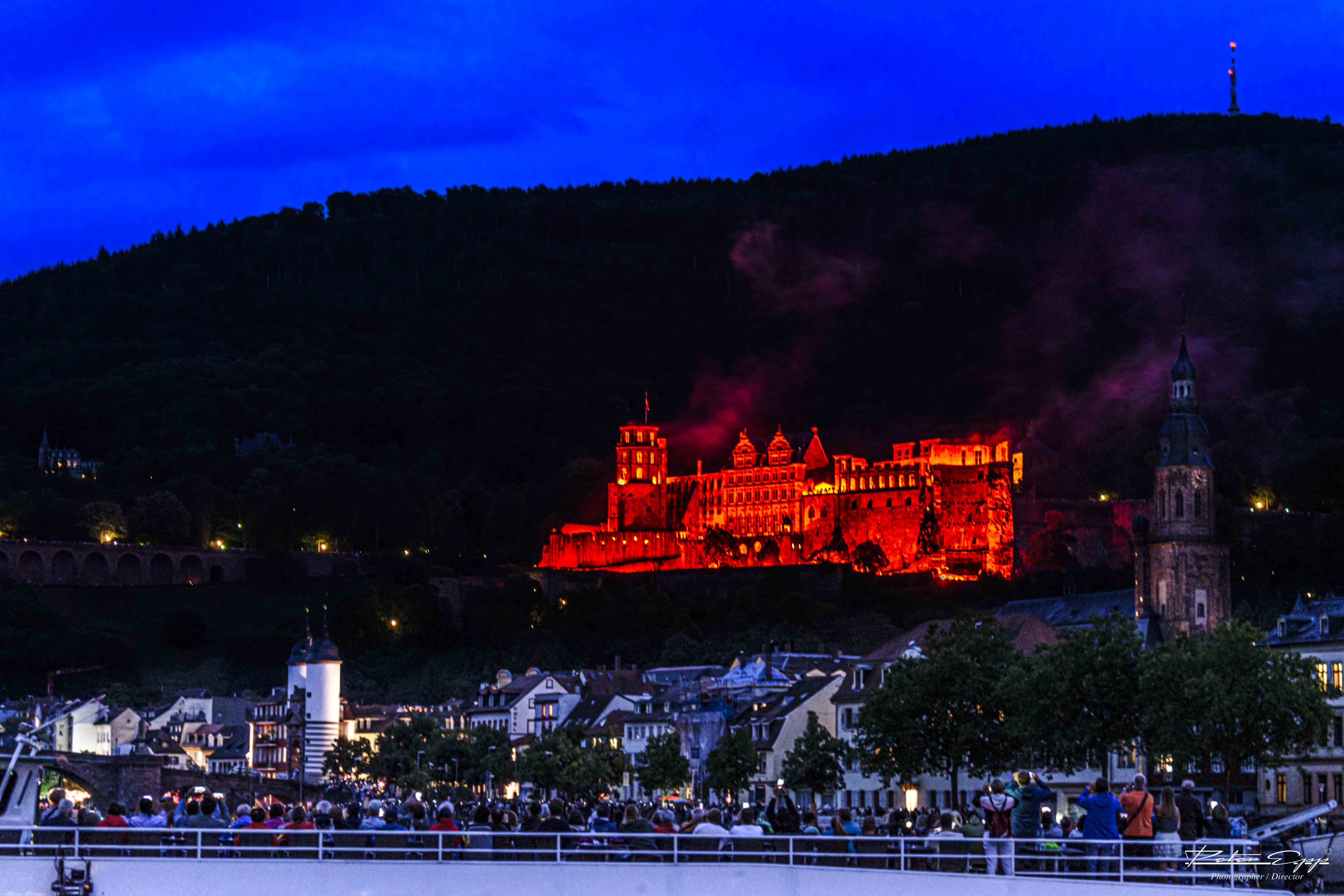 Schlossbeleuchtung, Heidelberg